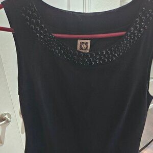 Anne Klein Size 4 Black and Pink